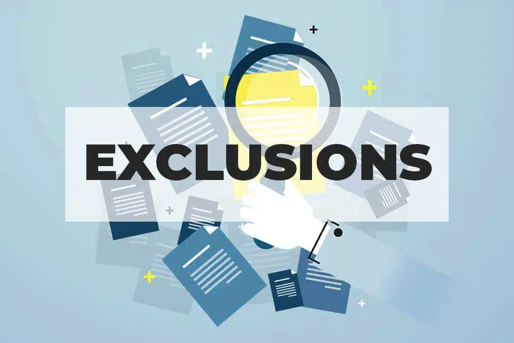 Policy Exclusions